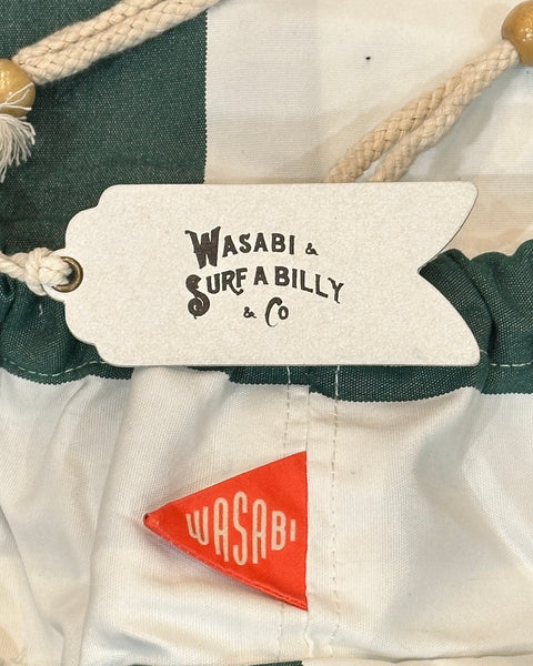 WASABI Originals x Surf a billy MID "Deck Wrap" / beach umbrella fabric