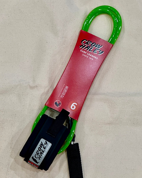 "CROW HALEY" Surf Leashes 6' made in Japan