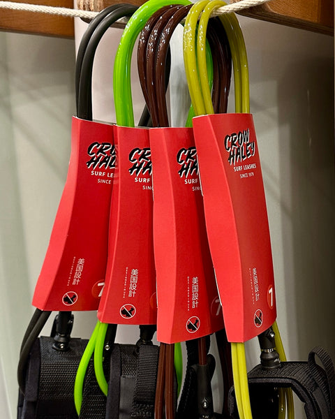 "CROW HALEY" Surf Leashes 7' made in Japan