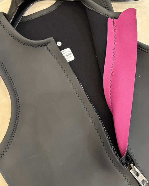 QUALITY WETSUITS 2mmメッシュラバーフロントジップベスト