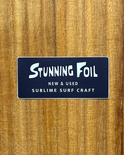 Stunning Foil ショップステッカー "rectangle"