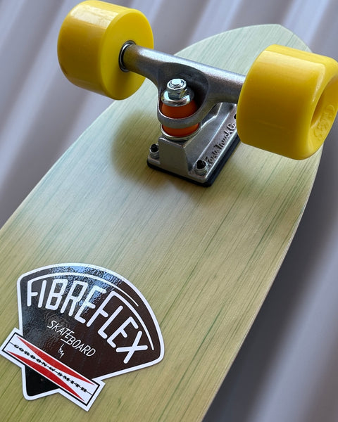 G&S Fibreflex + Brian Bent Collaboration Complete Skateboard with YOYO wheels- The Urban Flex - Moss