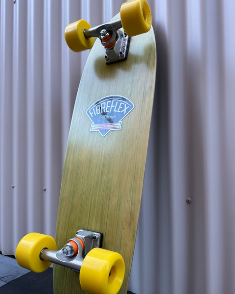 G&S Fibreflex + Brian Bent Collaboration Complete Skateboard with YOYO wheels- The Urban Flex - Moss