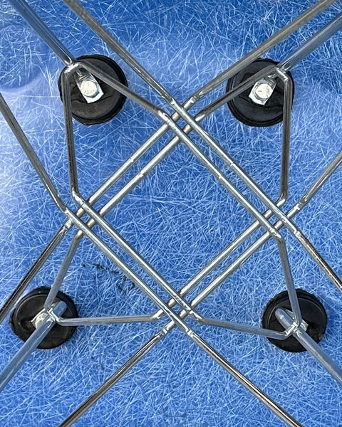 『希少』Vintage Herman Miller, "Eames Side Shell Chair" (blue) w / Eiffel Base
