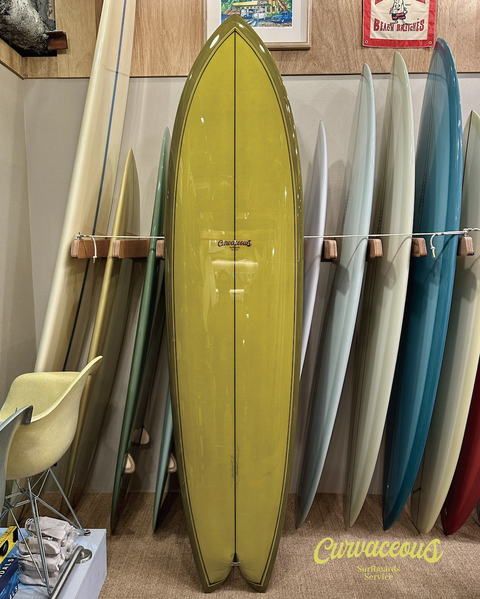 Curvaceous Surfboards 7'6" "Stunning Fish" 参考品