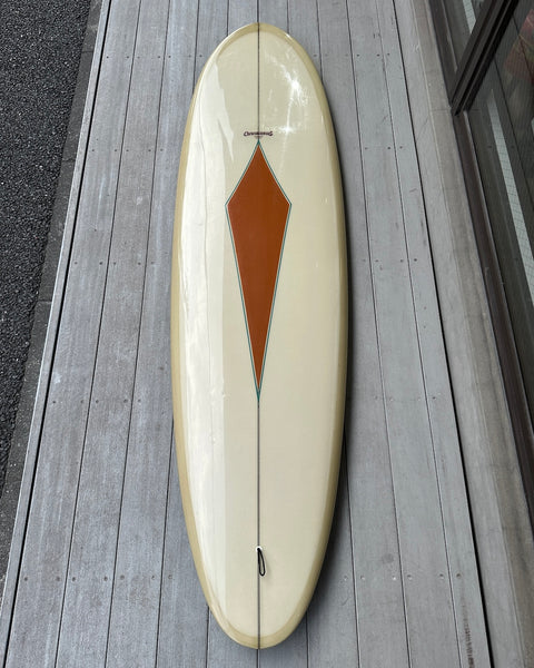 Used Curvaceous Surfboards 6'8"  2+1 Stunning Hull