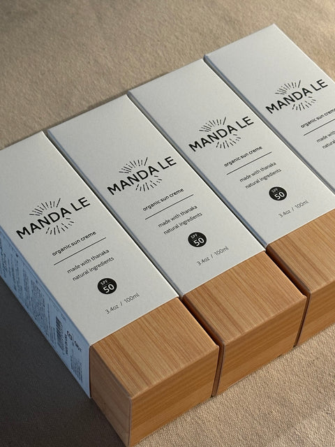 "MANDA LE" Organic Sun Creme Made in U.S.A.