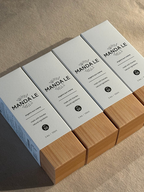 "MANDA LE" Organic Sun Creme Made in U.S.A.