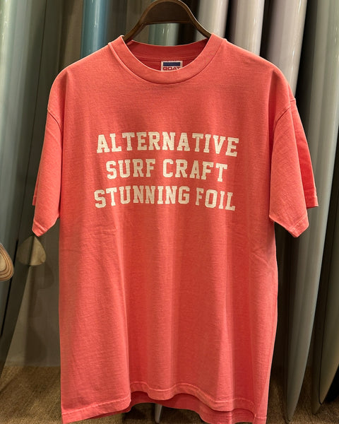 Stunning Foil オリジナルTee 012 [pigment dyed GOATボディ]