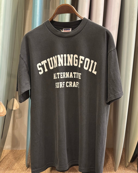 Stunning Foil オリジナルTee 011 [pigment dyed GOATボディ]