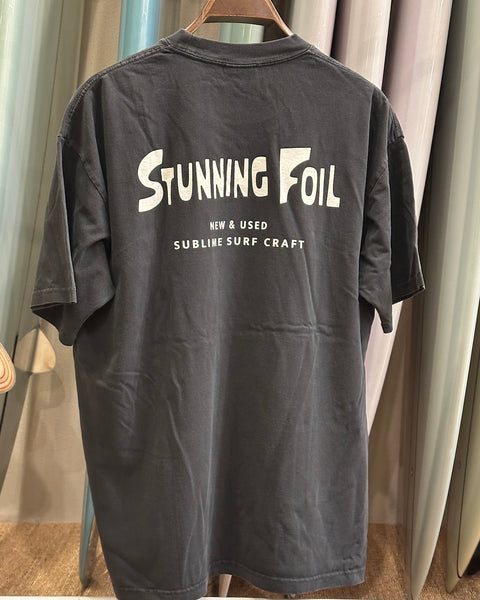 Stunning Foil オリジナルTee 013 [pigment dyed GOATボディ]
