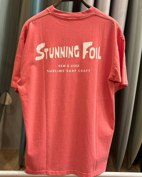 Stunning Foil オリジナルTee 013 [pigment dyed GOATボディ]