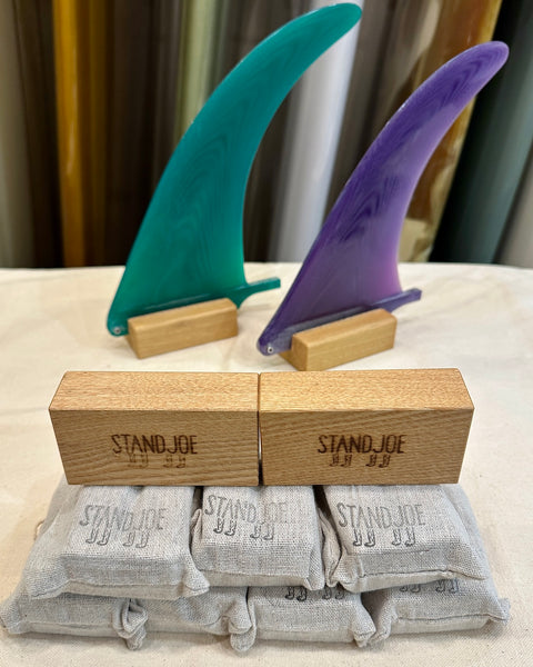 STANDJOE fin stand 無垢材 [stunning foil 別注]
