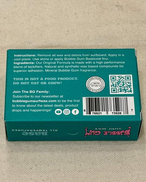 Bubble Gum Surf Wax / Base