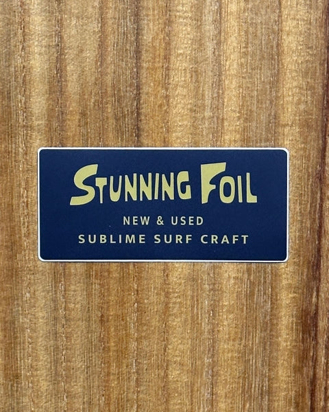 Stunning Foil ショップステッカー　"rectangle"