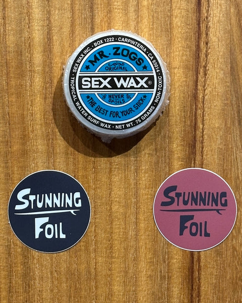 Stunning Foil ショップステッカー　"circle"