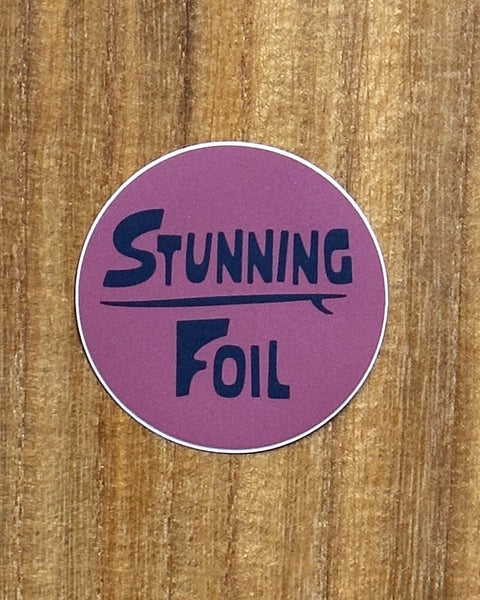 Stunning Foil ショップステッカー　"circle"