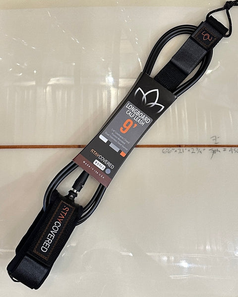 [SALE] "STAYCOVERED" Surf Leash 9' Standard
