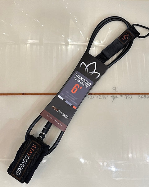 [SALE] "STAYCOVERED" Surf Leash 6'