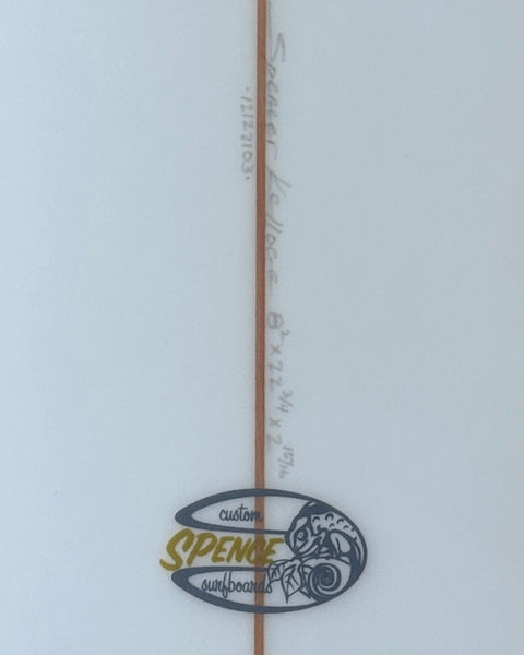 Used Custom Spence Surfboards 8'2" "HULL"