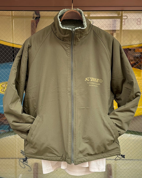 "STUNNER" リバーシブル ナイロン・ボアジャケット