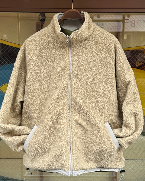 "STUNNER" リバーシブル ナイロン・ボアジャケット