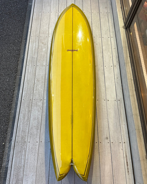 Curvaceous Surfboards 7'6"  "Stunning Fish" 参考品