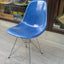 『希少』Vintage Herman Miller, "Eames Side Shell Chair" (blue) w / Eiffel Base
