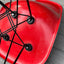 『希少』Vintage Herman Miller, "Eames Side Shell Chair" (red) w / Eiffel Base