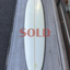Used Custom Spence Surfboards 8'2" "HULL"